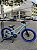 BICICLETA ARO (20) MTB COLLI GRAUZINHA 7 VELOCIDADES (1X7) FREIO A DISCO MECÂNICO COR CHAMPANHE PNEU AZUL - Imagem 1