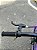 BICICLETA ARO (20) MTB COLLI GRAUZINHA 7 VELOCIDADES (1X7) FREIO A DISCO MECÂNICO COR AMARELO PNEU ROXO - Imagem 5