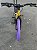 BICICLETA ARO (20) MTB COLLI GRAUZINHA 7 VELOCIDADES (1X7) FREIO A DISCO MECÂNICO COR AMARELO PNEU ROXO - Imagem 7