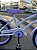 BICICLETA ARO (20) FEMININA COLLI CELINA SEM MARCHA FREIO V-BRAKE COM CESTA BRANCO/LILAS - Imagem 3