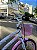 BICICLETA ARO (20) FEMININA COLLI CELINA SEM MARCHA FREIO V-BRAKE COM CESTA BRANCO/ROSA - Imagem 5