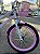 BICICLETA ARO (20) FEMININA COLLI CELINA SEM MARCHA FREIO V-BRAKE COM CESTA BRANCO/ROSA - Imagem 7