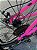BICICLETA ARO (24) MTB FEMININA COLLI AIRON 7 VELOCIDADES (1X7) FREIO A DISCO MECÂNICO COR ROSA NEON - Imagem 2