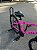 BICICLETA ARO (24) MTB FEMININA COLLI AIRON 7 VELOCIDADES (1X7) FREIO A DISCO MECÂNICO COR ROSA NEON - Imagem 6