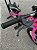BICICLETA ARO (16) MTB FEMININA COLLI AIRON SEM MARCHA FREIO A DISCO MECÂNICO COR ROSA NEON - Imagem 8