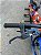 BICICLETA ARO (20) MTB COLLI GRAUZINHA 7 VELOCIDADES (1X7) FREIO A DISCO MECÂNICO COR VEMELHA PNEU AZUL - Imagem 8