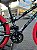 BICICLETA ARO (20) MTB COLLI GRAUZINHA 7 VELOCIDADES (1X7) FREIO A DISCO MECÂNICO COR PRETO PNEU VEMELHO - Imagem 4