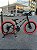 BICICLETA ARO (20) MTB COLLI GRAUZINHA 7 VELOCIDADES (1X7) FREIO A DISCO MECÂNICO COR PRETO PNEU VEMELHO - Imagem 1