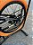 BICICLETA ARO (20) MTB COLLI GRAUZINHA 7 VELOCIDADES (1X7) FREIO A DISCO MECÂNICO COR PRETO FOSCO PNEU LARANJA - Imagem 8