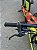 BICICLETA ARO (20) MTB COLLI GRAUZINHA 7 VELOCIDADES (1X7) FREIO A DISCO MECÂNICO COR LARANJA PNEU VERDE - Imagem 9