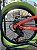 BICICLETA ARO (20) MTB COLLI GRAUZINHA 7 VELOCIDADES (1X7) FREIO A DISCO MECÂNICO COR LARANJA PNEU VERDE - Imagem 2