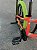 BICICLETA ARO (20) MTB COLLI GRAUZINHA 7 VELOCIDADES (1X7) FREIO A DISCO MECÂNICO COR LARANJA PNEU VERDE - Imagem 6