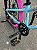 BICICLETA ARO (20) MTB COLLI GRAUZINHA 7 VELOCIDADES (1X7) FREIO A DISCO MECÂNICO COR CHAMPANHE PNEU PINK - Imagem 4