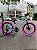 BICICLETA ARO (20) MTB COLLI GRAUZINHA 7 VELOCIDADES (1X7) FREIO A DISCO MECÂNICO COR CHAMPANHE PNEU PINK - Imagem 1