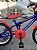 BICICLETA ARO (16) MASCULINA COR PRETO/AMARELO S/MARCHA V-BRAKE MARCA MILANO CARTOON SPIDER - Imagem 3
