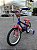 BICICLETA ARO (16) MASCULINA COR PRETO/AMARELO S/MARCHA V-BRAKE MARCA MILANO CARTOON SPIDER - Imagem 5