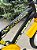 BICICLETA ARO (16) MASCULINA COR PRETO/AMARELO S/MARCHA V-BRAKE MARCA MILANO CARTOON BAT - Imagem 2