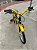 BICICLETA ARO (16) MASCULINA COR PRETO/AMARELO S/MARCHA V-BRAKE MARCA MILANO CARTOON BAT - Imagem 7