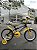 BICICLETA ARO (16) MASCULINA COR PRETO/AMARELO S/MARCHA V-BRAKE MARCA MILANO CARTOON BAT - Imagem 2