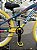 BICICLETA MTB FREERIDE ARO (26) VIKINGX TUFF-25 KIT 7 VELOCIDADES FREIO DISC MECÂNICO COR VERDE/AMARELO - Imagem 5