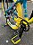BICICLETA MTB FREERIDE ARO (26) VIKINGX TUFF-25 KIT 7 VELOCIDADES FREIO DISC MECÂNICO COR VERDE/AMARELO - Imagem 6