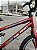 BICICLETA ARO (20) MASCULINA COR VERMELHA S/ MARCHA MARCA MILANO FAST - Imagem 5