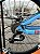 BICICLETA MTB FREERIDE ARO (26) VIKINGX TUFF X-25 CAMBIO 7 VELOCIDADES FREIO DISC MECÂNICO COR AZUL/LARANJA - Imagem 2