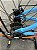 BICICLETA MTB FREERIDE ARO (26) VIKINGX TUFF X-25 CAMBIO 7 VELOCIDADES FREIO DISC MECÂNICO COR AZUL/LARANJA - Imagem 3