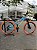 BICICLETA MTB FREERIDE ARO (26) VIKINGX TUFF X-25 CAMBIO 7 VELOCIDADES FREIO DISC MECÂNICO COR AZUL/LARANJA - Imagem 1