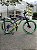 BICICLETA MTB FREERIDE ARO (26) VIKINGX TUFF X-25 CAMBIO 7 VELOCIDADES FREIO DISCO MECÂNICO COR ROXO/VERDE - Imagem 1