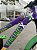 BICICLETA MTB FREERIDE ARO (26) VIKINGX TUFF X-25 CAMBIO 7 VELOCIDADES FREIO DISCO MECÂNICO COR ROXO/VERDE - Imagem 7