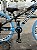BICICLETA MTB FREERIDE ARO (26) VIKINGX TUFF-25 KIT 7 VELOCIDADES (1X7) FREIO A DISCO MECÂNICO COR PRETO/AZUL/BRANCO - Imagem 5