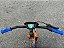 BICICLETA ARO (12) MASCULINA PRETO/LARANJA/AZUL S/MARCHA FREIO V-BRAKE NATHOR HOT WEELS - Imagem 10