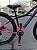 BICICLETA MTB ARO (29) ABSOLUTE HERA 7 VELOCIDADES (1X7) FREIO A DISCO MECÂNICO TAMANHO 15 (P) COR PRETO/ROSA - Imagem 5