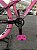 BICICLETA MTB FREERIDE ARO (26) VIKINGX TUFF X-44 CAMBIO 7 VELOCIDADES FREIO DISC MECÂNICO COR ROSA /ROSA - Imagem 4