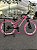 BICICLETA MTB FREERIDE ARO (26) VIKINGX TUFF X-44 CAMBIO 7 VELOCIDADES FREIO DISC MECÂNICO COR ROSA /ROSA - Imagem 1