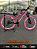 BICICLETA MTB FREERIDE ARO (26) VIKINGX TUFF X-44 CAMBIO 7 VELOCIDADES FREIO DISC MECÂNICO COR ROSA /ROSA - Imagem 1