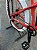 BICICLETA MTB FREERIDE ARO (26) VIKINGX TUFF-25 KIT 7 VELOCIDADES (1X7) FREIO A DISCO MECÂNICO COR VERMELHO/BRANCO - Imagem 6