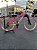 BICICLETA MTB FREERIDE ARO (26) VIKINGX TUFF-25 KIT 7 VELOCIDADES (1X7) FREIO A DISCO MECÂNICO COR ROSA/AMARELO NEON - Imagem 1