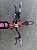 BICICLETA MTB FREERIDE ARO (26) VIKINGX TUFF-25 KIT 7 VELOCIDADES (1X7) FREIO A DISCO MECÂNICO COR ROSA/AMARELO NEON - Imagem 9