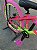 BICICLETA MTB FREERIDE ARO (26) VIKINGX TUFF-25 KIT 7 VELOCIDADES (1X7) FREIO A DISCO MECÂNICO COR ROSA/AMARELO NEON - Imagem 6