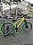 BICICLETA MTB FREERIDE ARO (26) VIKINGX TUFF X-44 CAMBIO 7 VELOCIDADES FREIO DISC MECÂNICO COR AMARELO/VERDE - Imagem 1