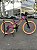 BICICLETA MTB FREERIDE ARO (26) VIKINGX TUFF-25 KIT 7 VELOCIDADES (1X7) FREIO A DISCO MECÂNICO COR ROSA/AMARELO - Imagem 1