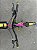 BICICLETA MTB FREERIDE ARO (26) VIKINGX TUFF-25 KIT 7 VELOCIDADES (1X7) FREIO A DISCO MECÂNICO COR ROSA/AMARELO - Imagem 8