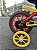 BICICLETA ARO (12) MASCULINA COR VERMELHO/AMARELO S/MARCHA NATHOR MOTOR X - Imagem 3