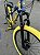BICICLETA MTB FREERIDE ARO (26) VIKINGX TUFF-25 KIT 7 VELOCIDADES (1X7) FREIO A DISCO MECÂNICO COR AZUL/AMARELO - Imagem 8