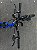 BICICLETA ARO (24) MASCULINA COR PRETO/AZUL S/MARCHA FREIO V-BRAKE MARCA VELOOH - Imagem 8