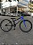 BICICLETA ARO (24) MASCULINA COR PRETO/AZUL S/MARCHA FREIO V-BRAKE MARCA VELOOH - Imagem 1