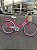 BICICLETA ARO (24) FEMININA COR ROSA/BRANCO SEM MARCHA FREIOS V-BRAK DIANTEIRO E TAMBOR TRASEIRO MARCA PRO-X ZOE - Imagem 1