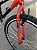 BICICLETA ARO (24) MASCULINA COR PRETO/VERMELHO S/MARCHA FREIO V-BRAKE MARCA VELOOH - Imagem 5